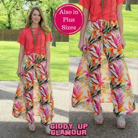 One in a Million Maxi Skort in Tropical Palm