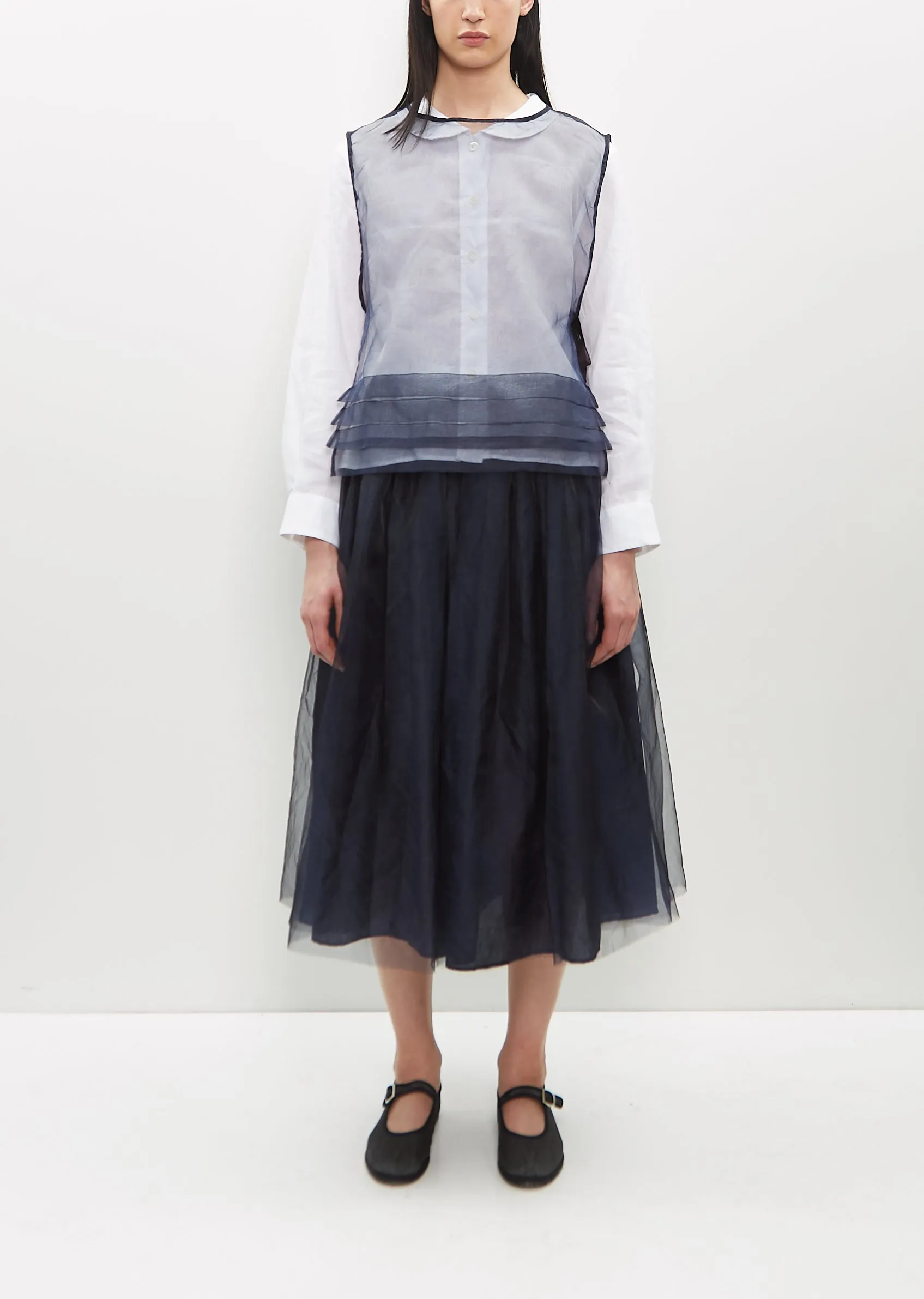 Organza Hem Tuck Dickey