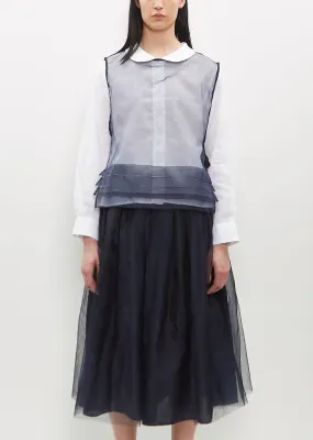 Organza Hem Tuck Dickey
