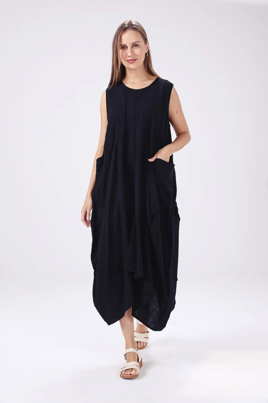 Over-Size Cotton Maxi Dress (One Size) (Only 1 White Left!)