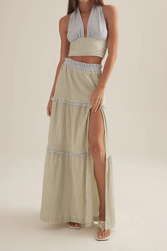 Ownley Monique Skirt Mixed Gingham