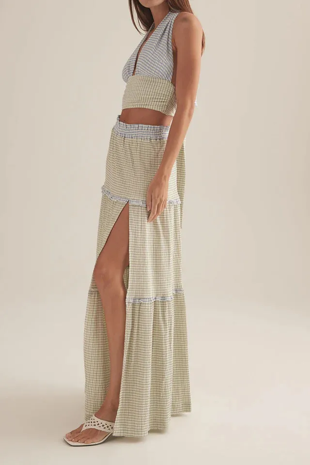 Ownley Monique Skirt Mixed Gingham