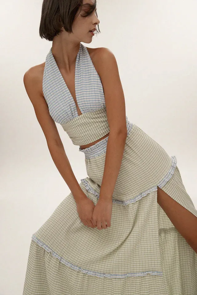 Ownley Monique Skirt Mixed Gingham