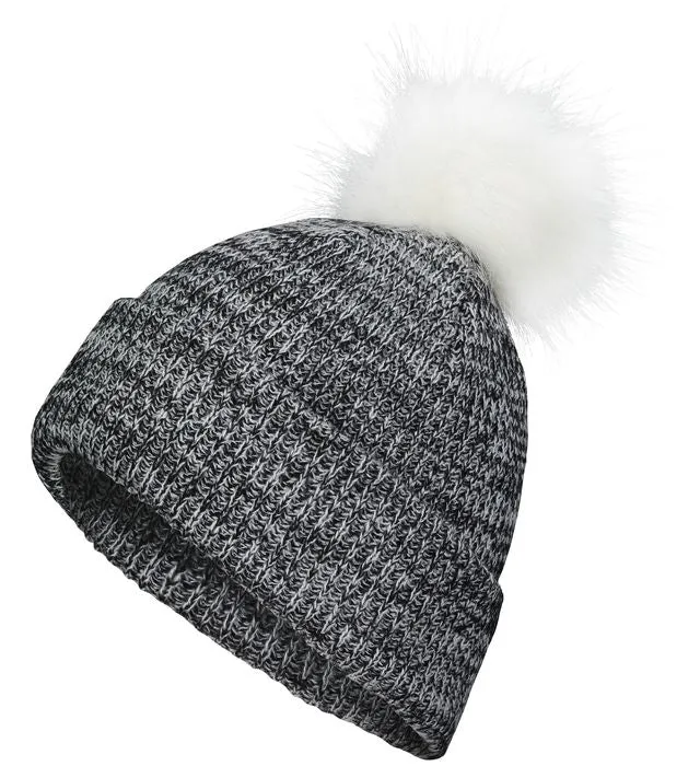 Pacific Headwear Faux Fur Pom Beanie