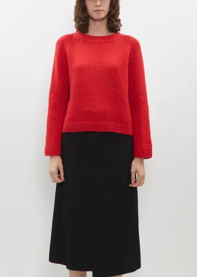 Pepper Cashmere Sweater — Tomato