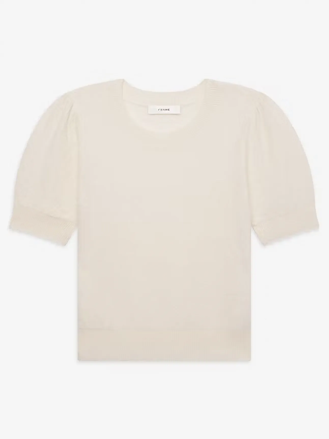 Pointelle Puff Sleeve Sweater