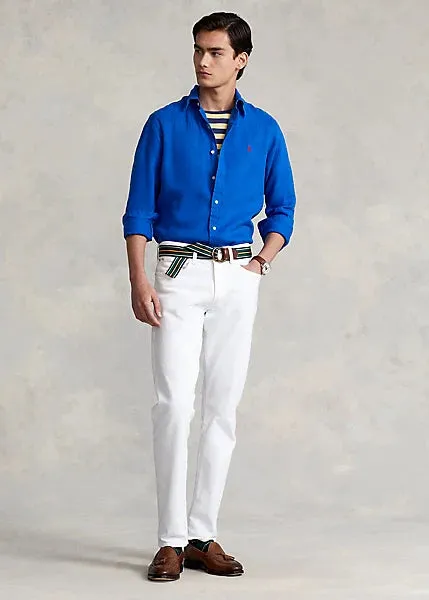 Polo Ralph Lauren - Custom Fit Linen Shirt - Royal Heritage Blue