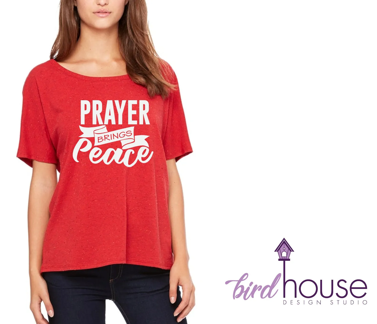 Prayer brings Peace, Cute Religious Shirt, Bible Quotes, Custom Any Color