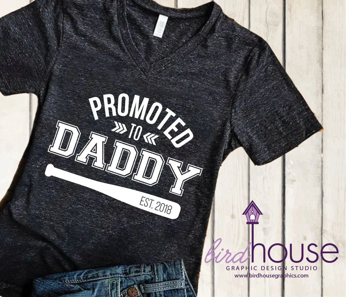 Promoted to Grandpa shirt, Funny Shirt, Personalized, Any Color, Customize, Gift