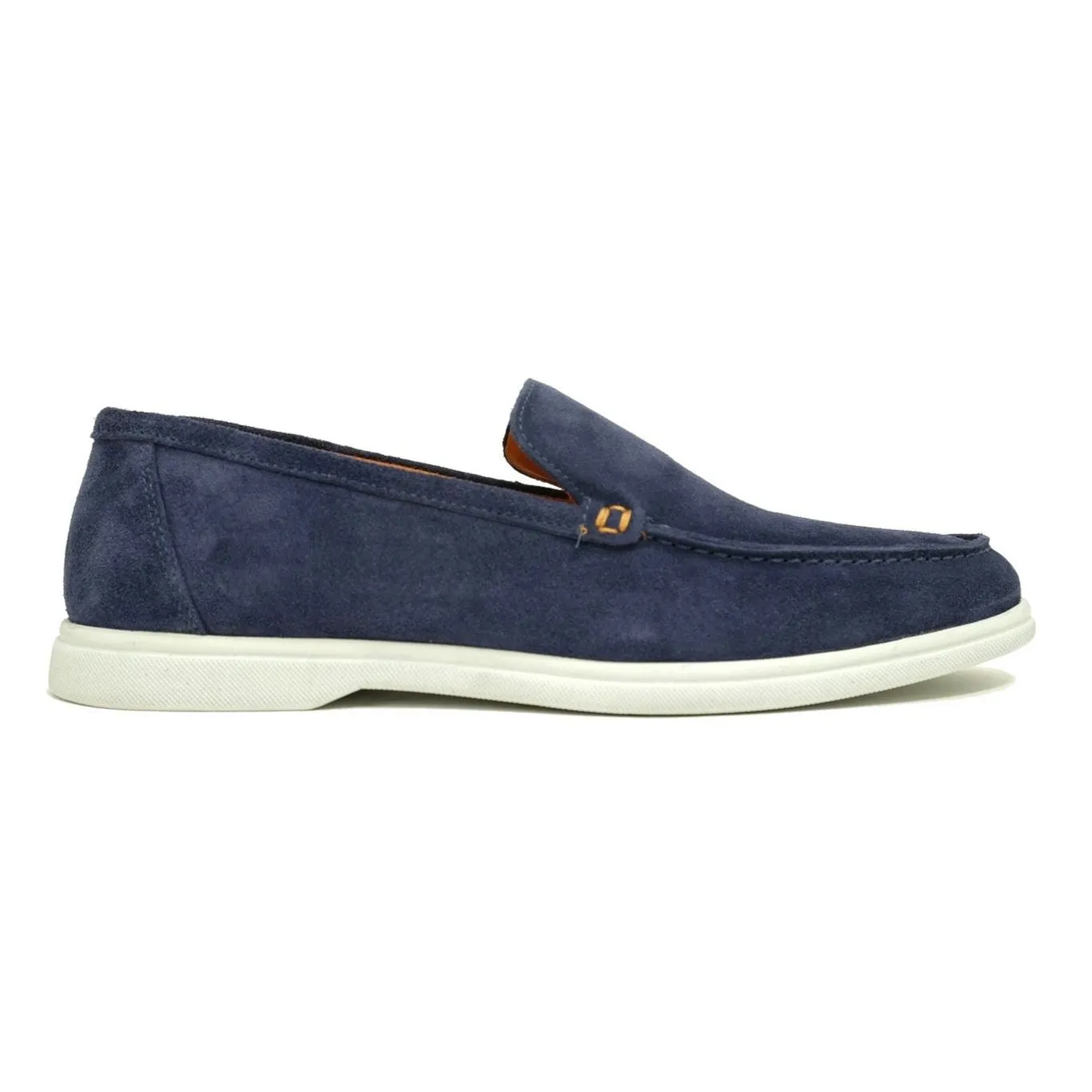 Rio Casual Suede Loafer in Navy by Alan Payne Footwear
