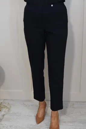 Robell Bella Navy 7/8 Trousers - 51568 5499 69