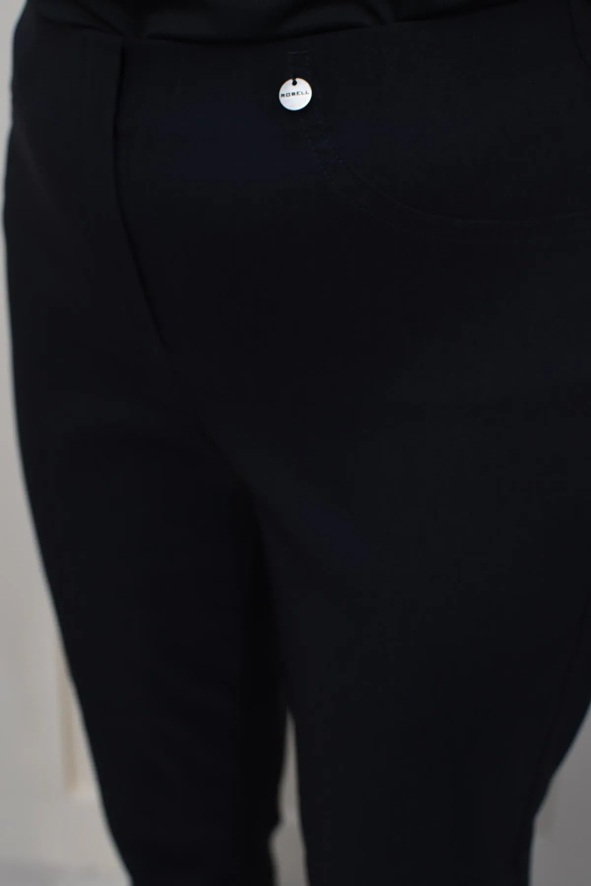 Robell Bella Navy 7/8 Trousers - 51568 5499 69