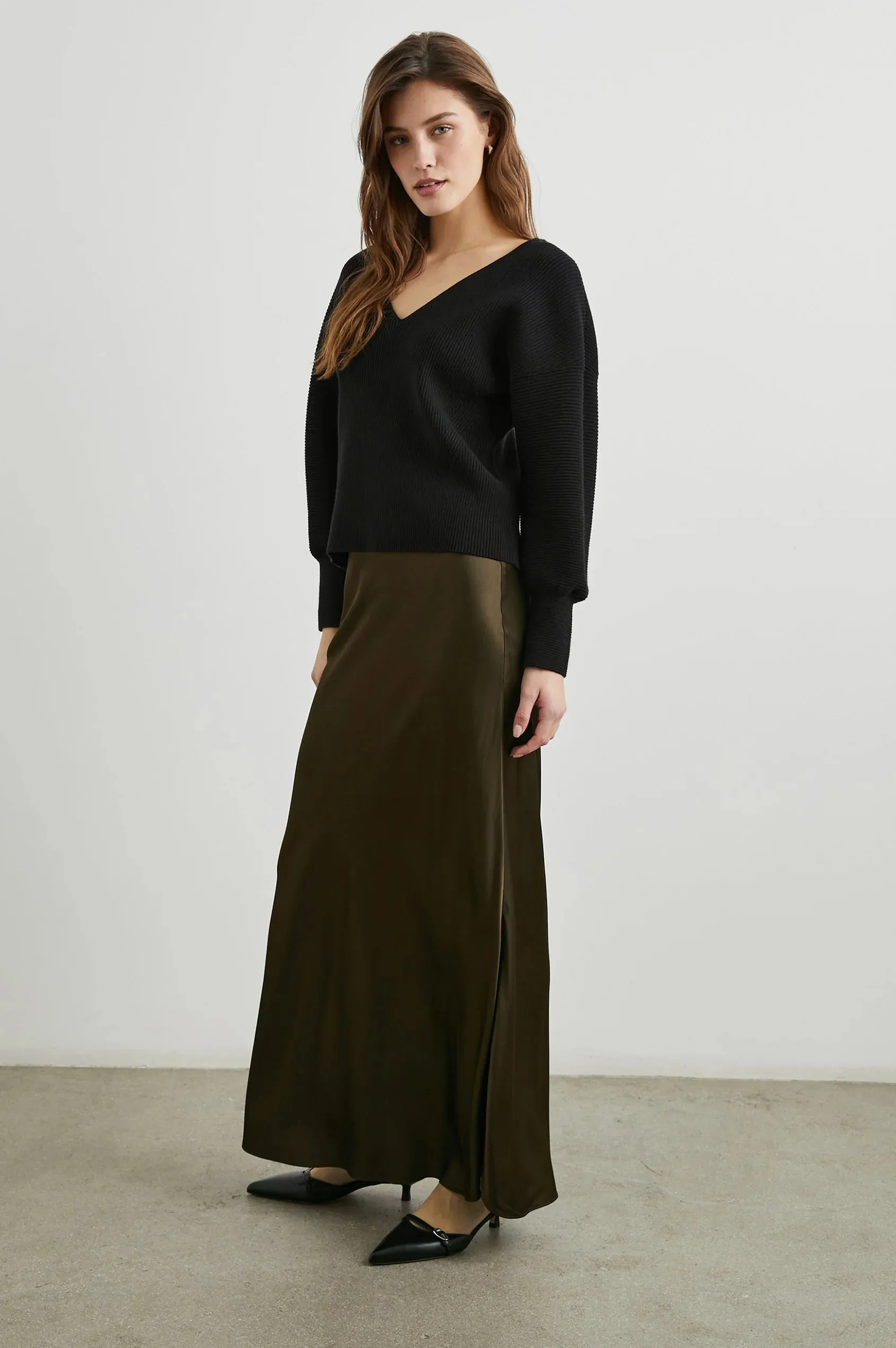 Romina Skirt Dark Moss