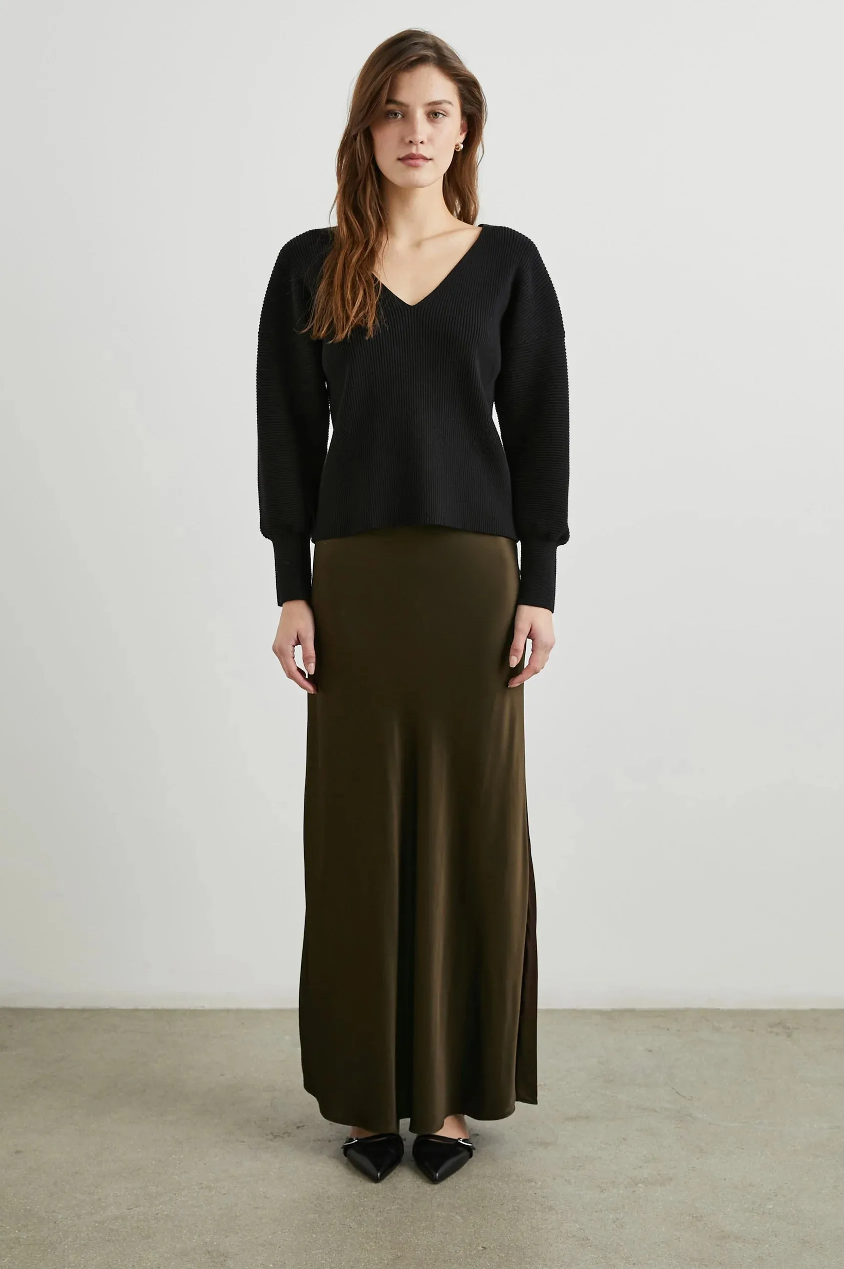Romina Skirt Dark Moss