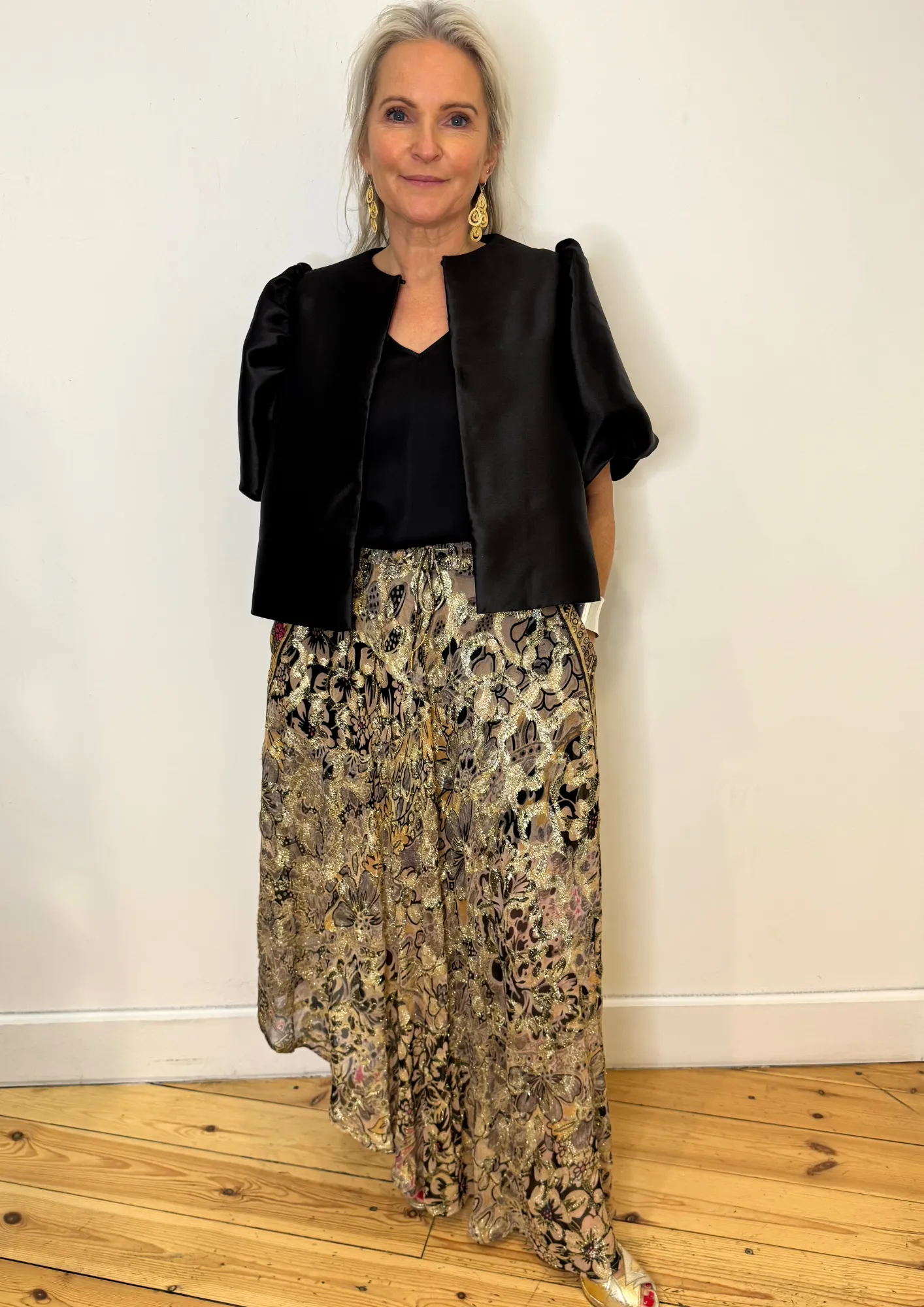 Sabine Skirt Gold