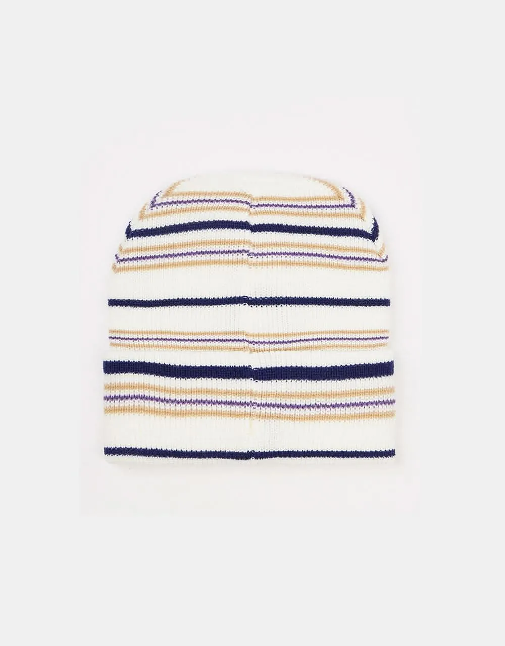 Santa Cruz Screaming Mini Hand Stripe Beanie - White Stripe
