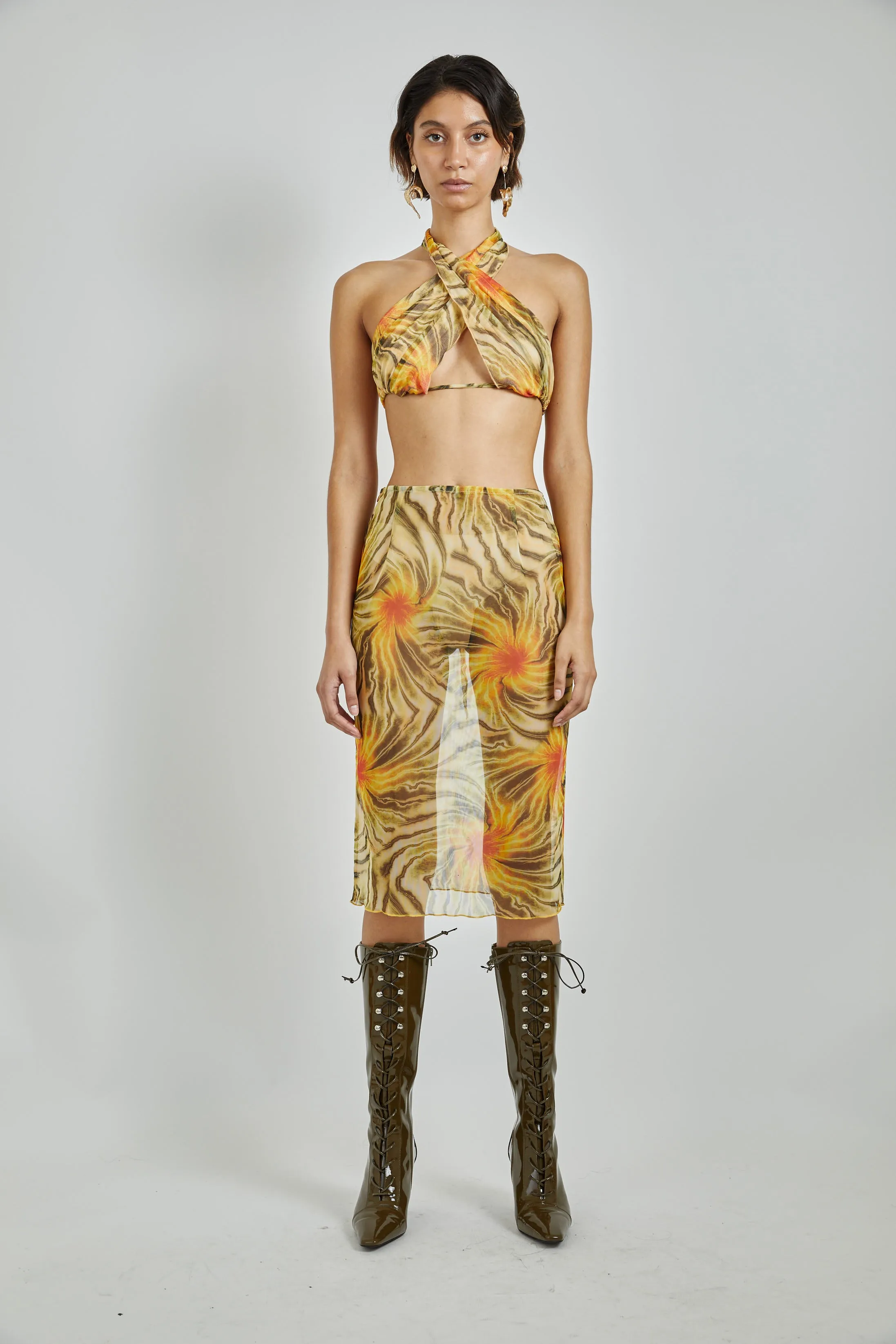 Sheer Mesh Tropic Set