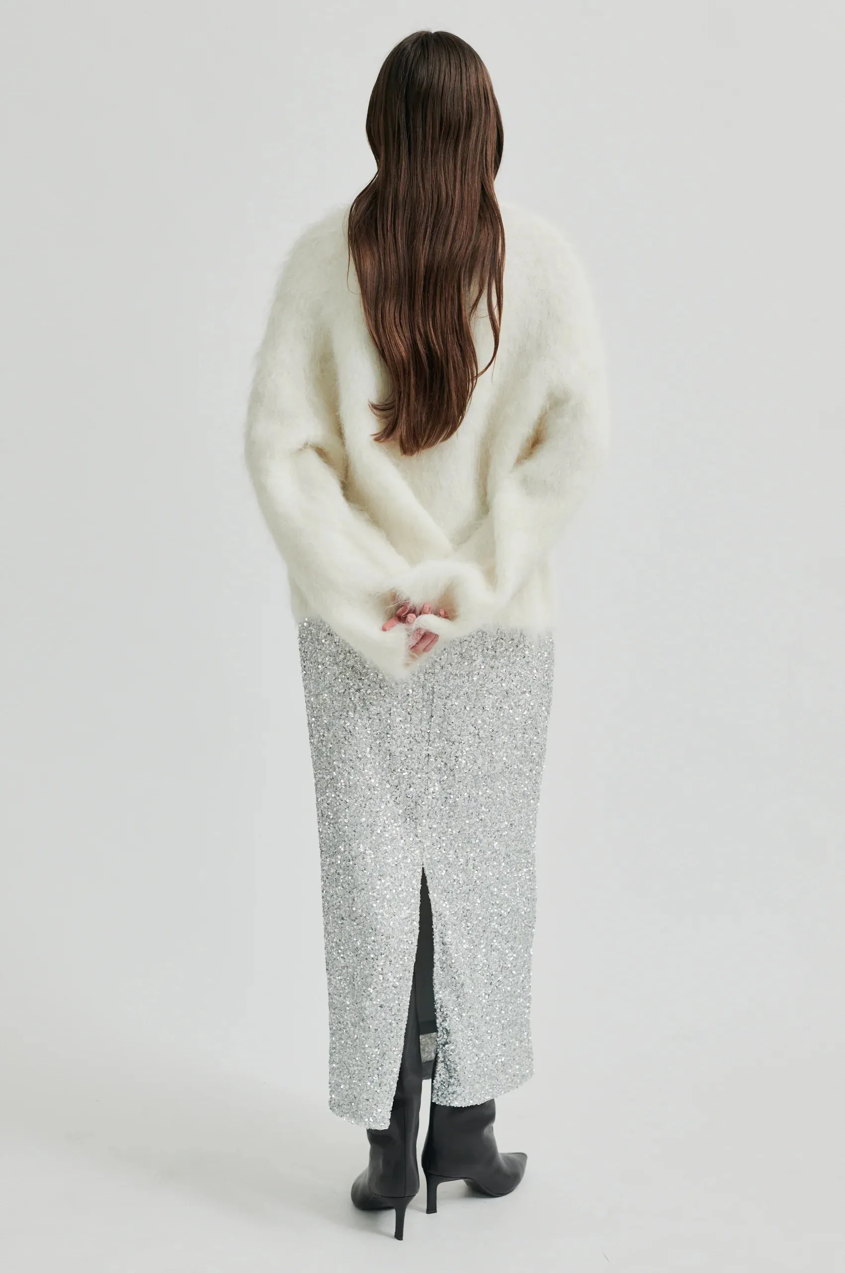Shimma Skirt Silver