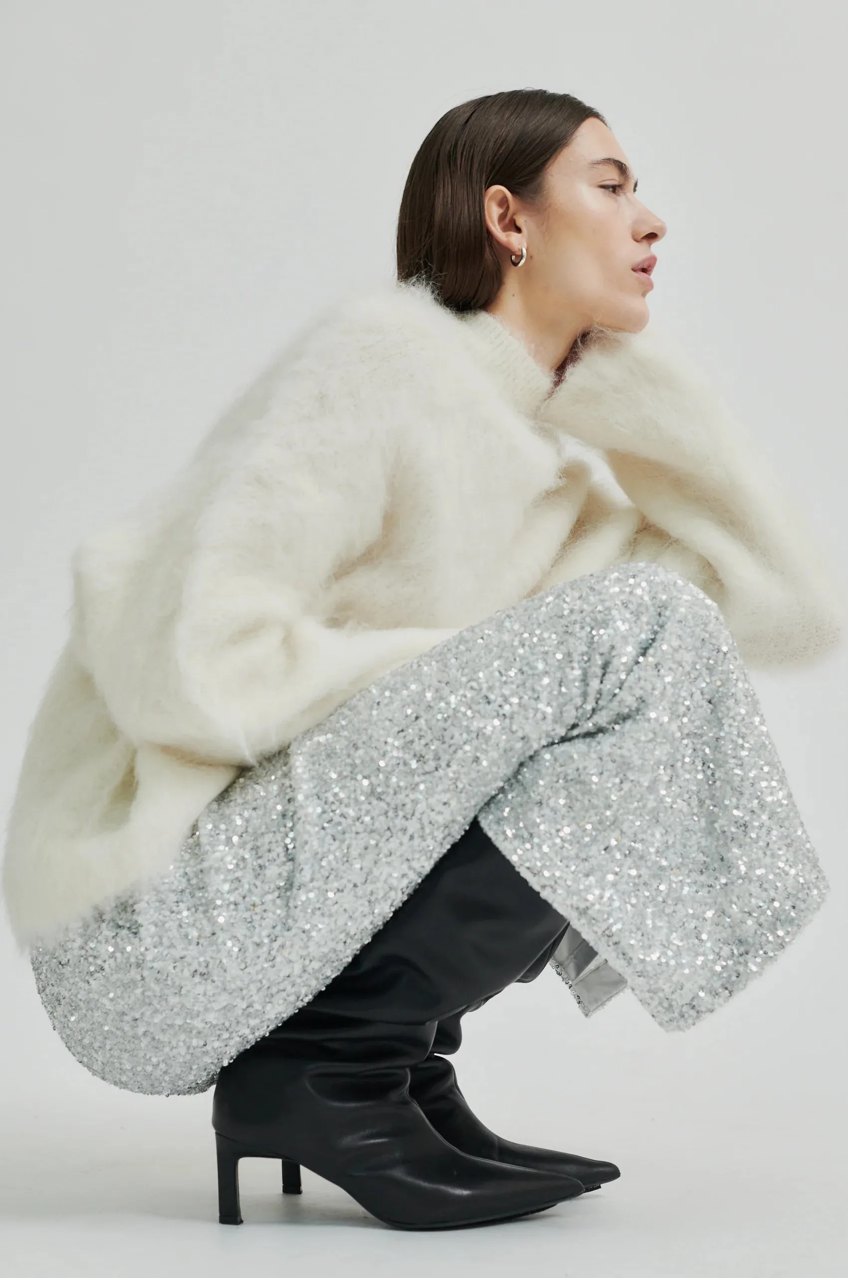 Shimma Skirt Silver