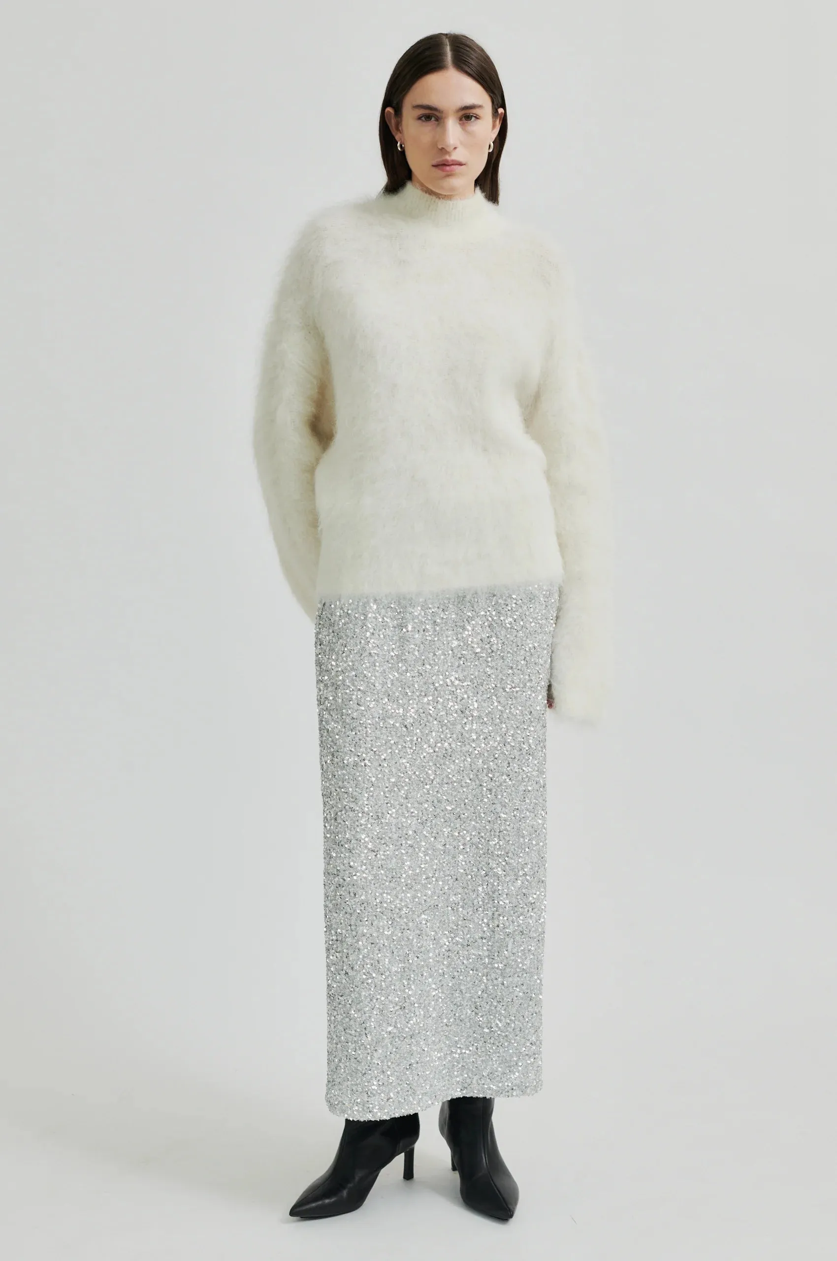 Shimma Skirt Silver
