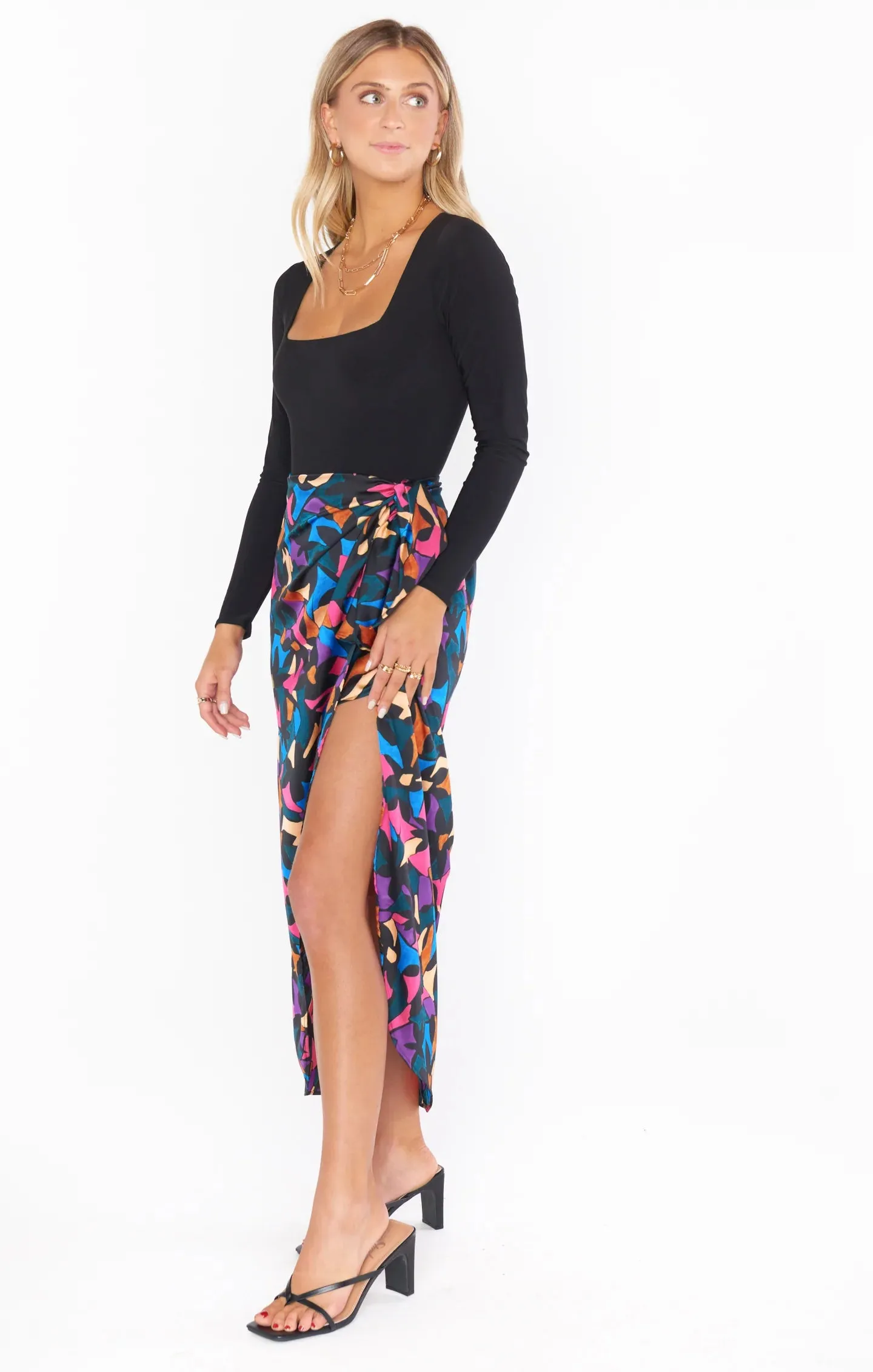 Show Me Your Mumu Wrap Me Up Skirt Mosaic Magic