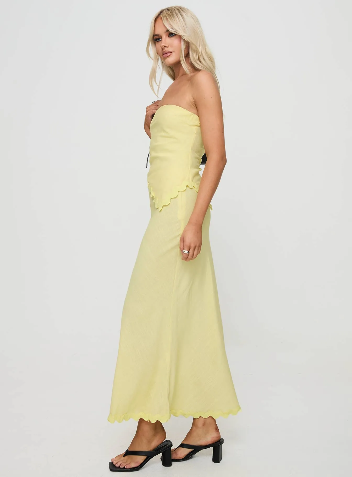 Silvershore Maxi Skirt Yellow