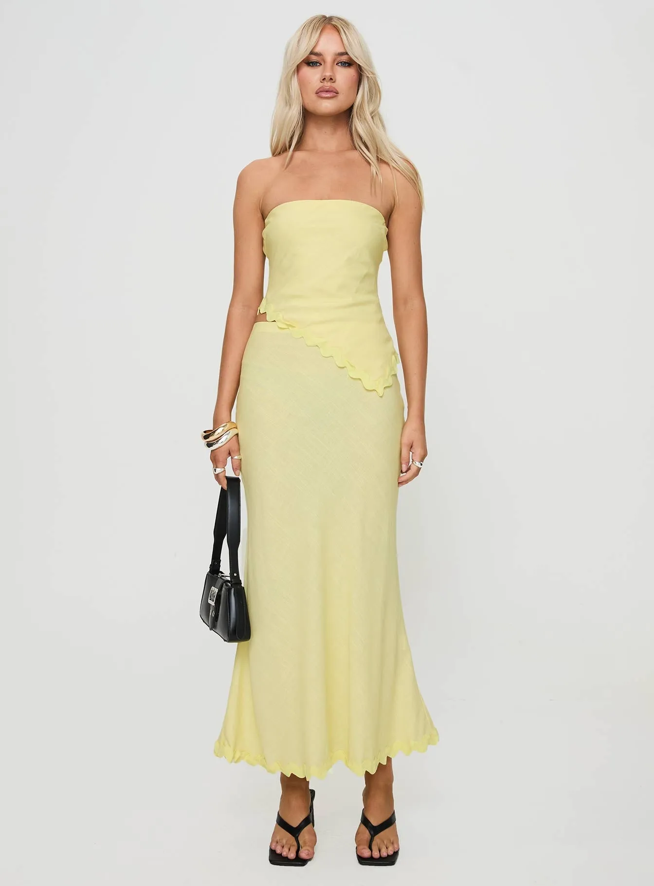 Silvershore Maxi Skirt Yellow