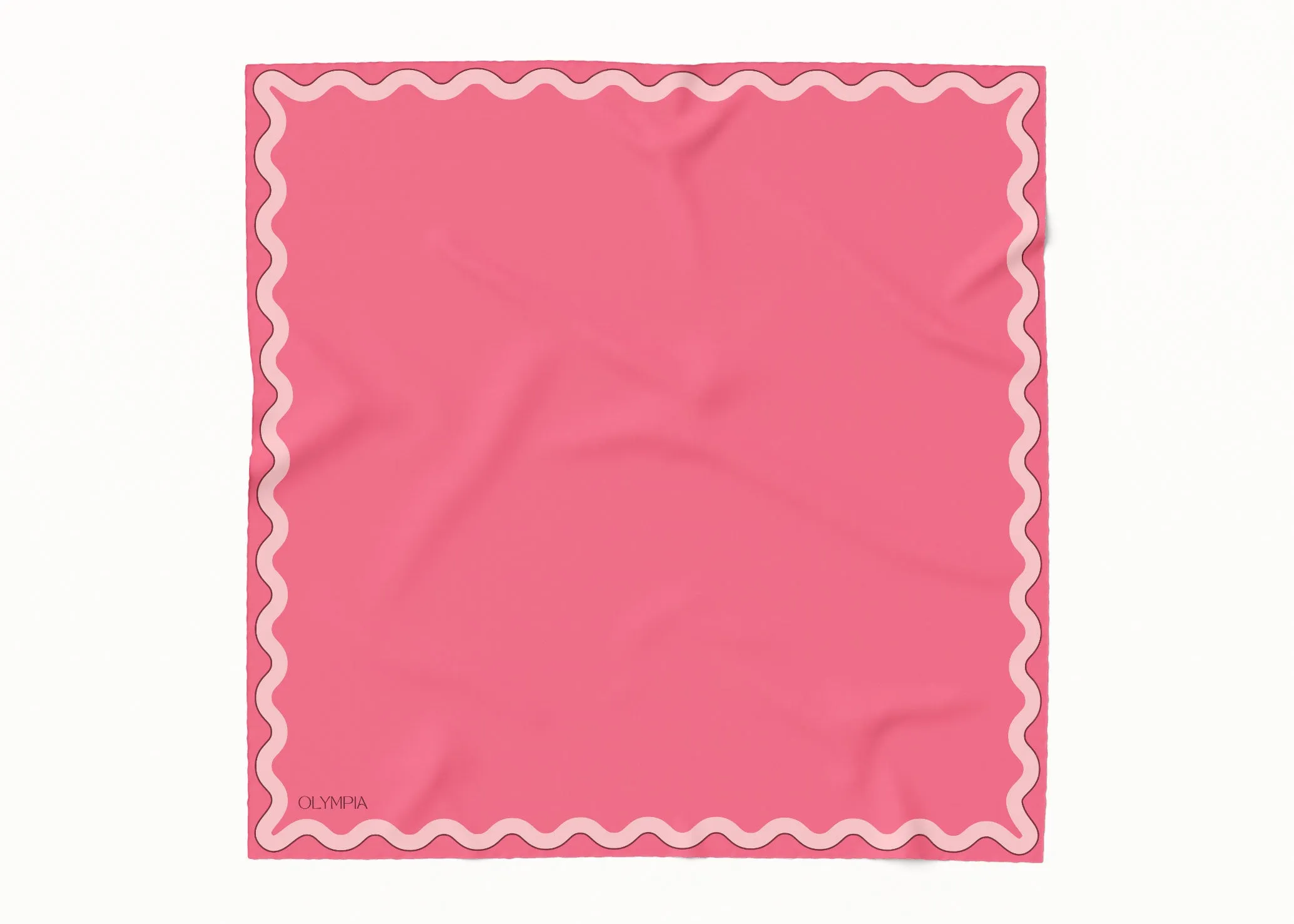 Sophie Pink Lemonade Silk Cotton Scarf - 54x54cm