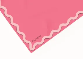 Sophie Pink Lemonade Silk Cotton Scarf - 54x54cm