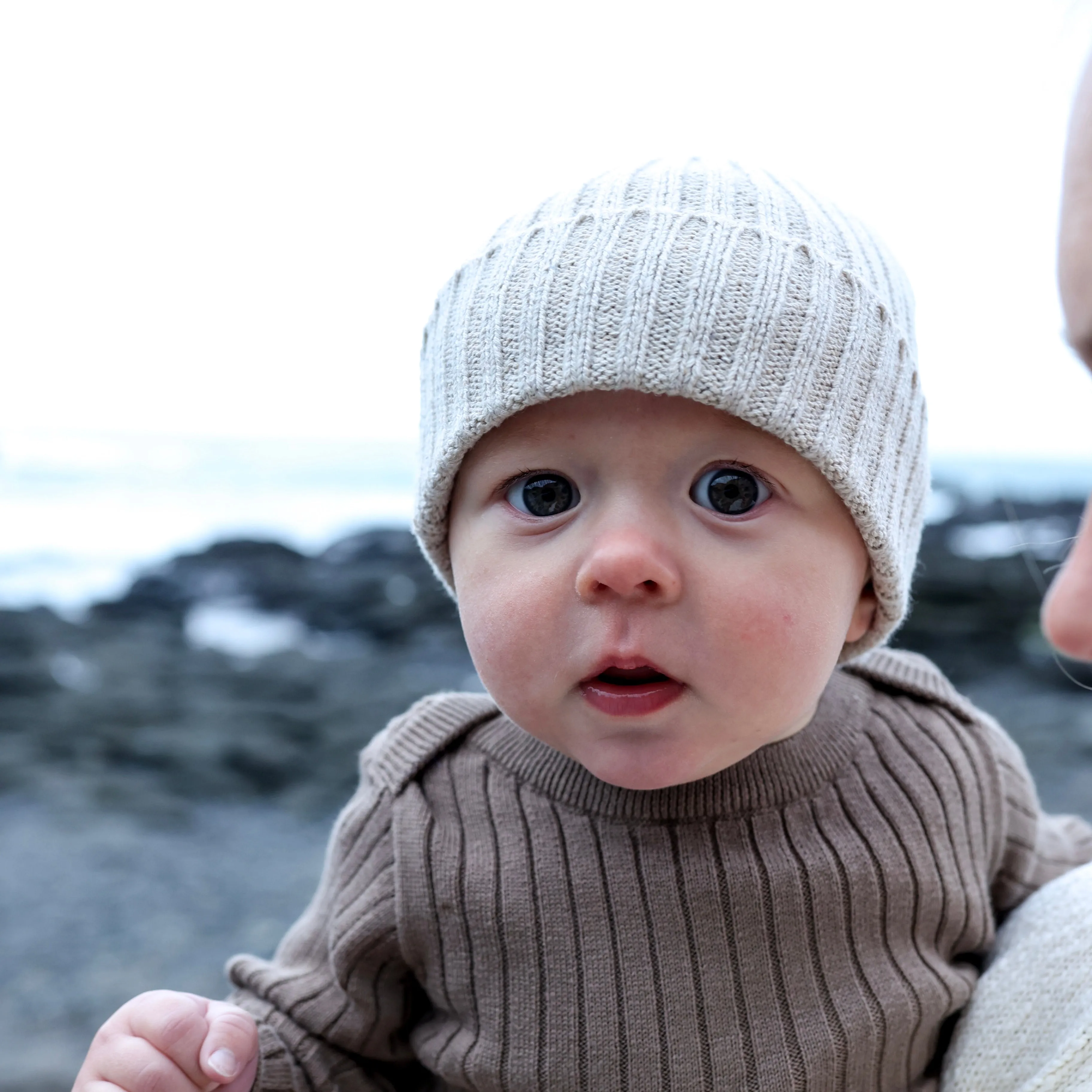 Speckled Pixie Beanie - Pebble [GROWN]