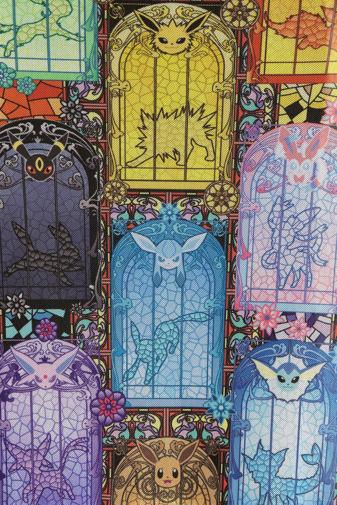 Stained Glass Eevee Scoop Sheer Midaxi Dress