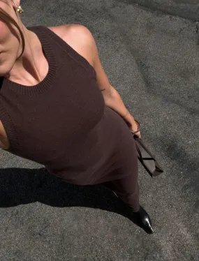 Stella Maxi Dress | Espresso