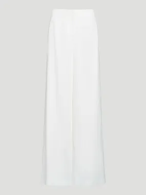 Stevie Wide-Leg Trouser in White