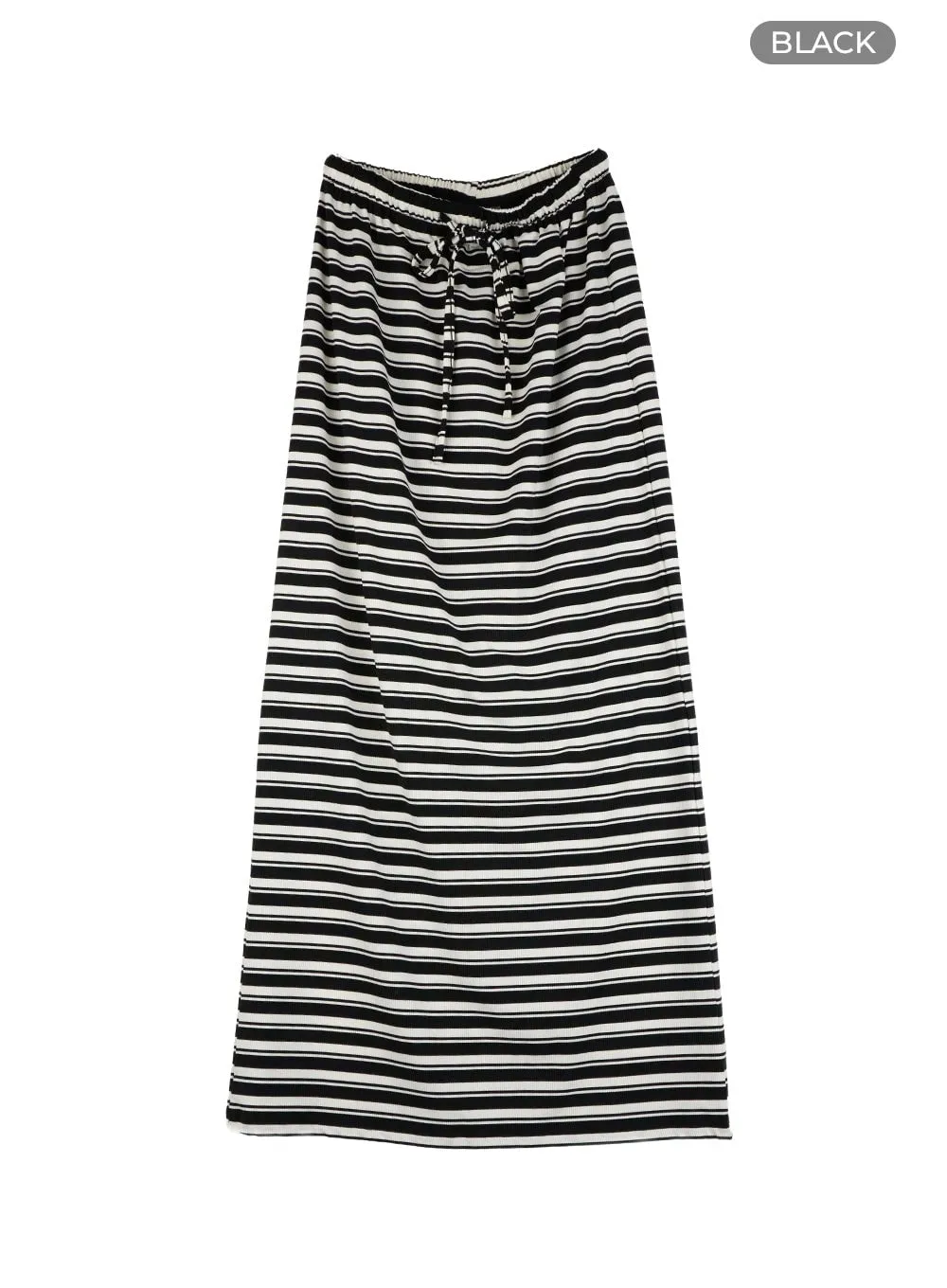Stripe Banded Maxi Skirt CL426