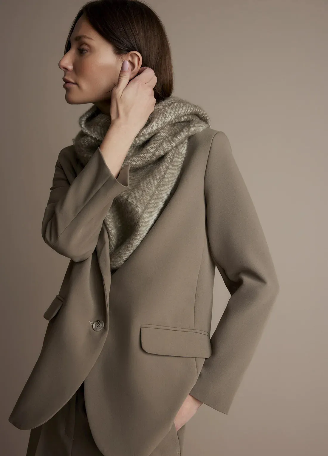 Summum Clay Herringbone Scarf