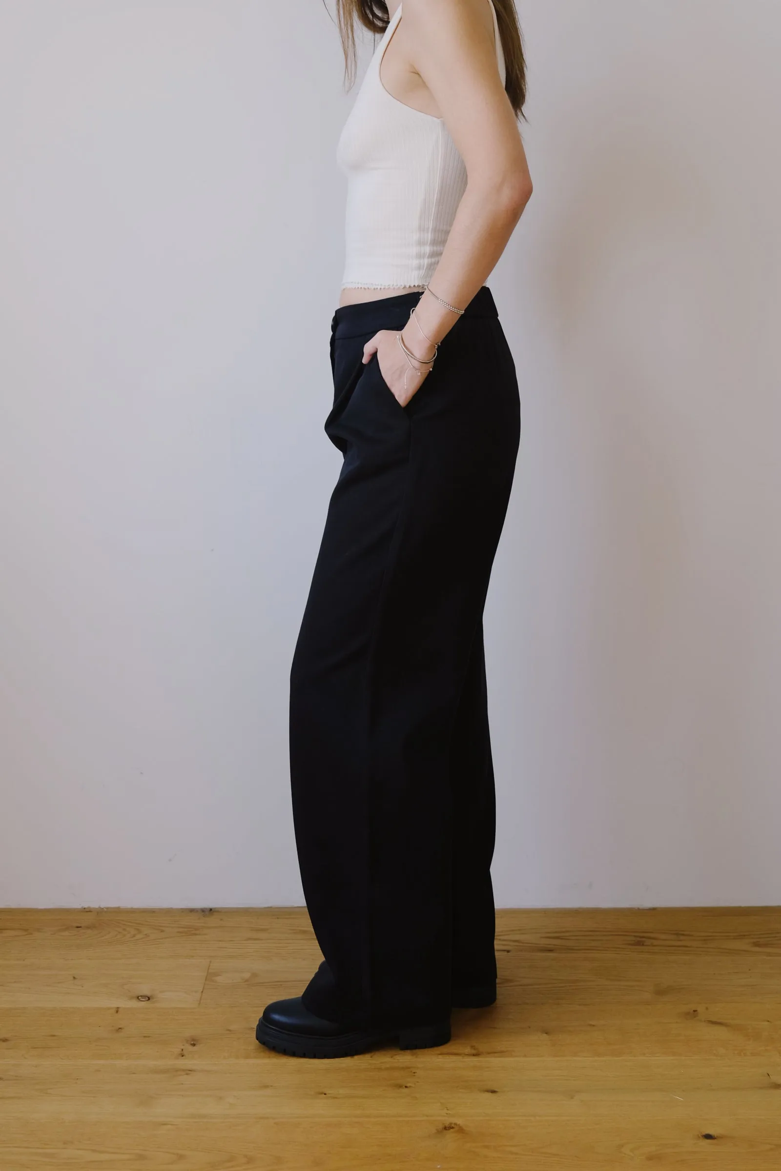 tencel pants - sila - black