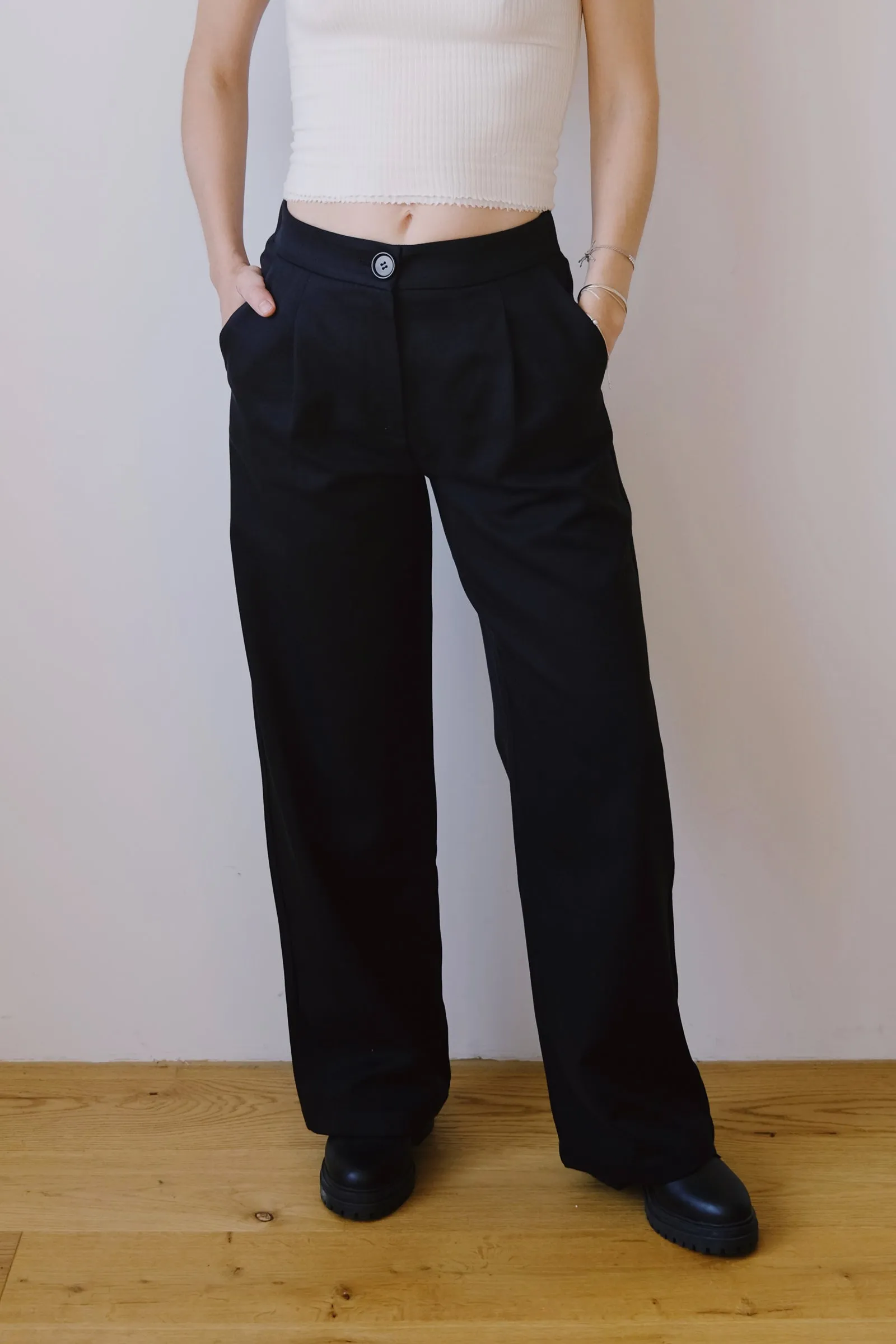 tencel pants - sila - black