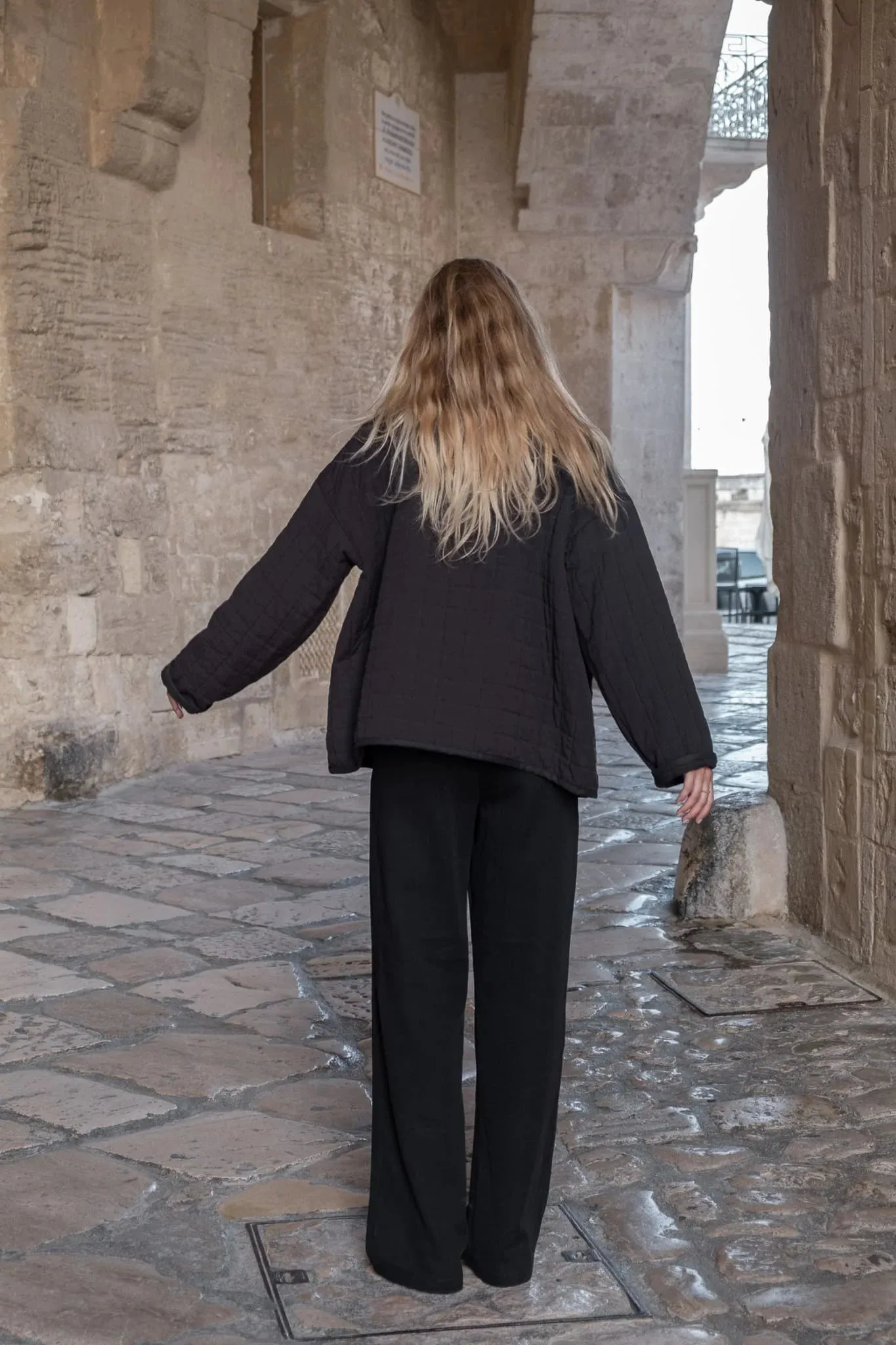 tencel pants - sila - black