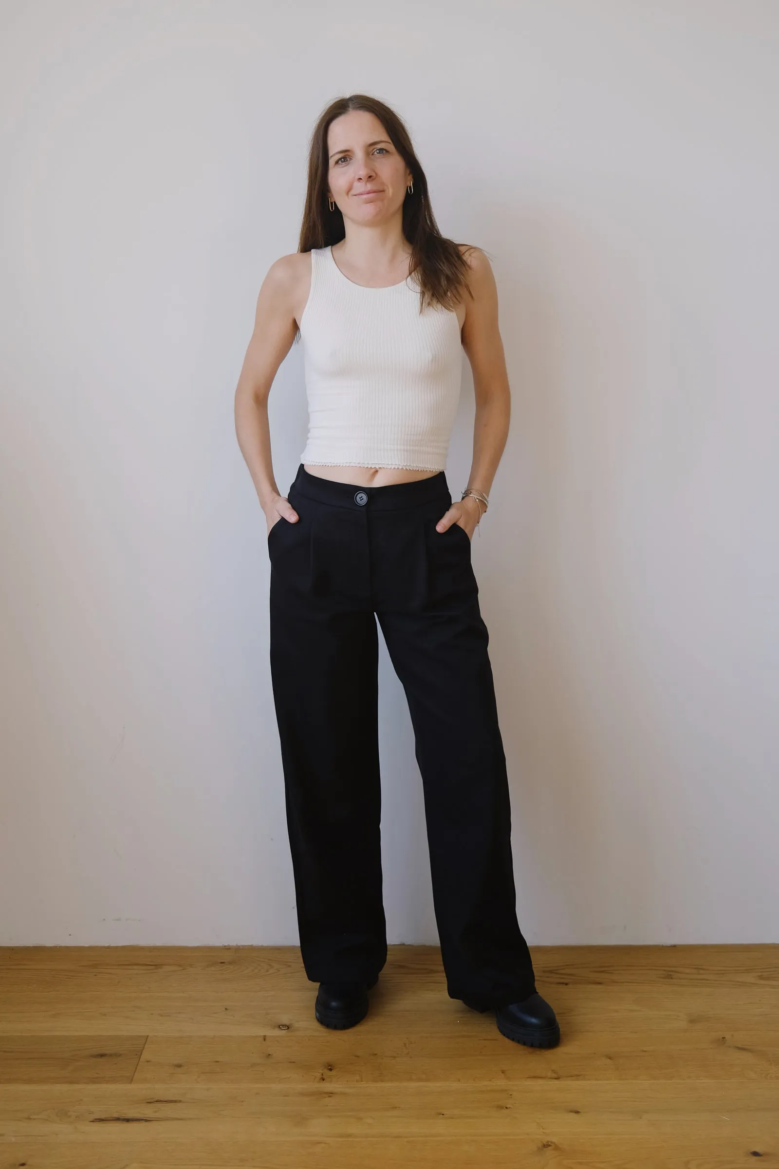 tencel pants - sila - black