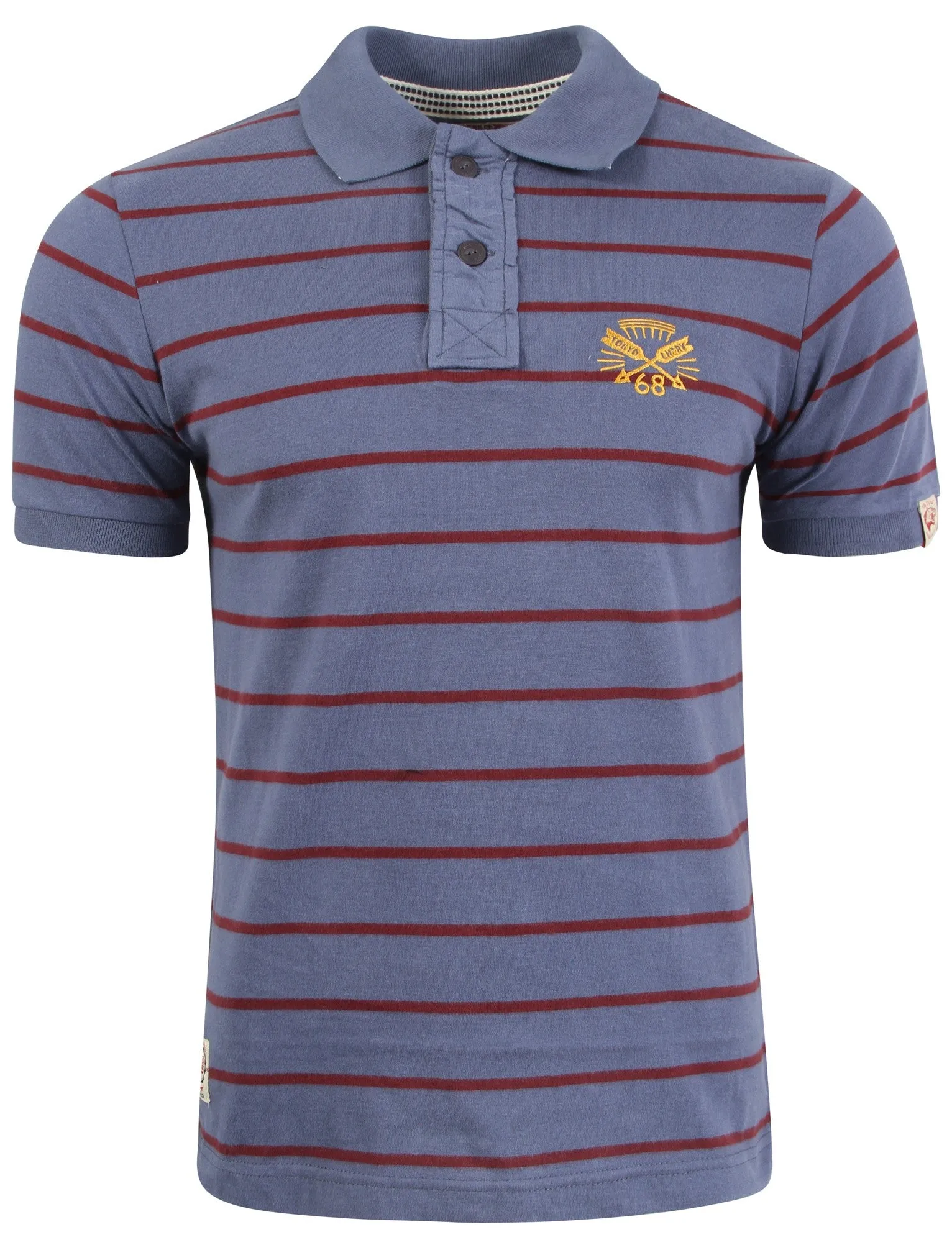 Tokyo Laundry Hanska blue polo shirt
