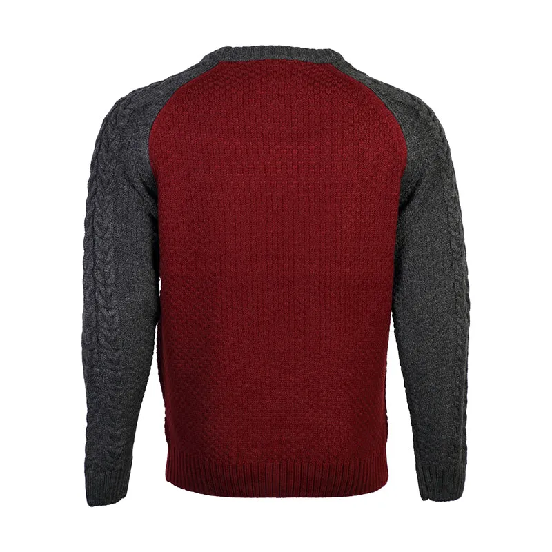 Tokyo Laundry Matty oxblood contrast sleeve jumper
