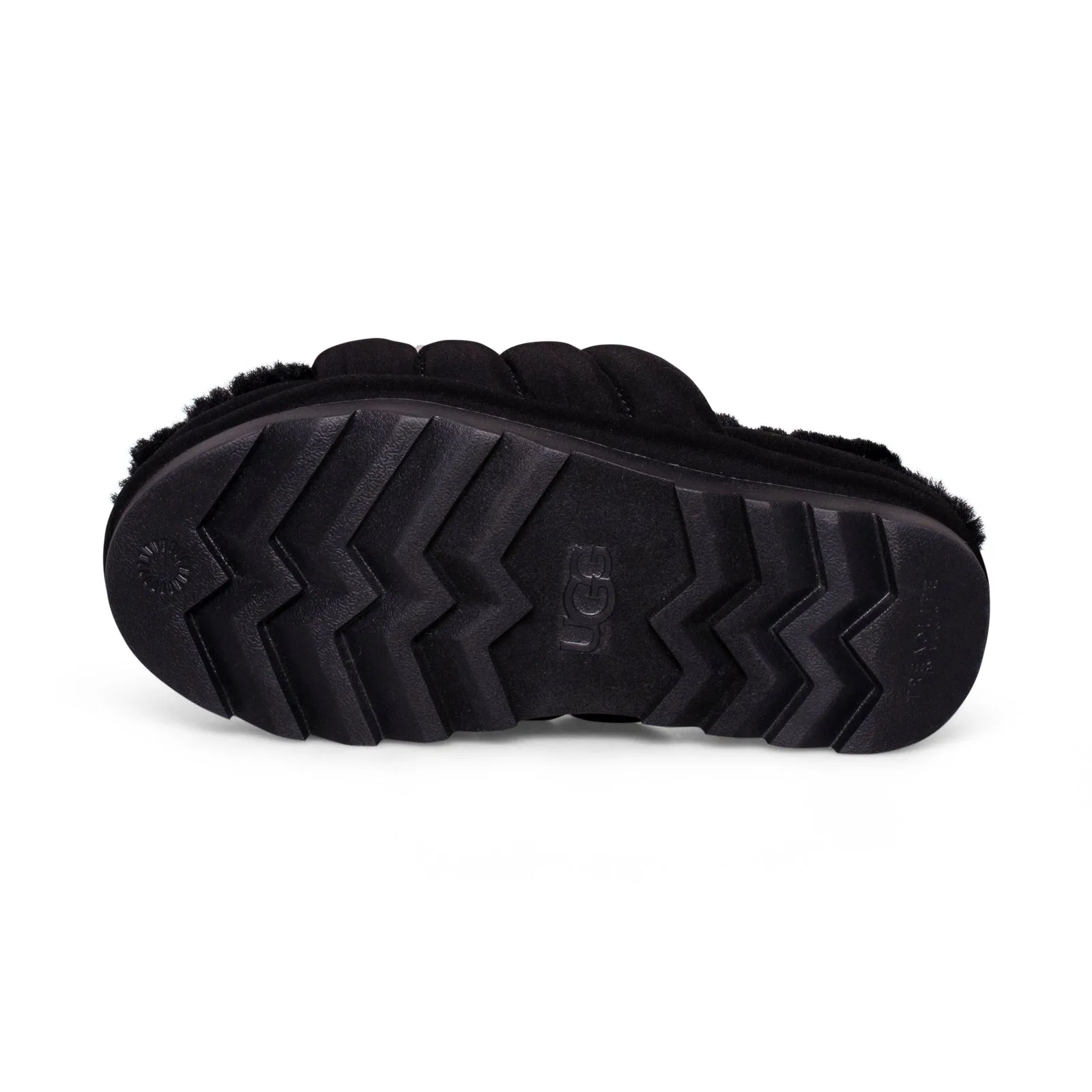 UGG Maxi Slide Black Slippers - Women's