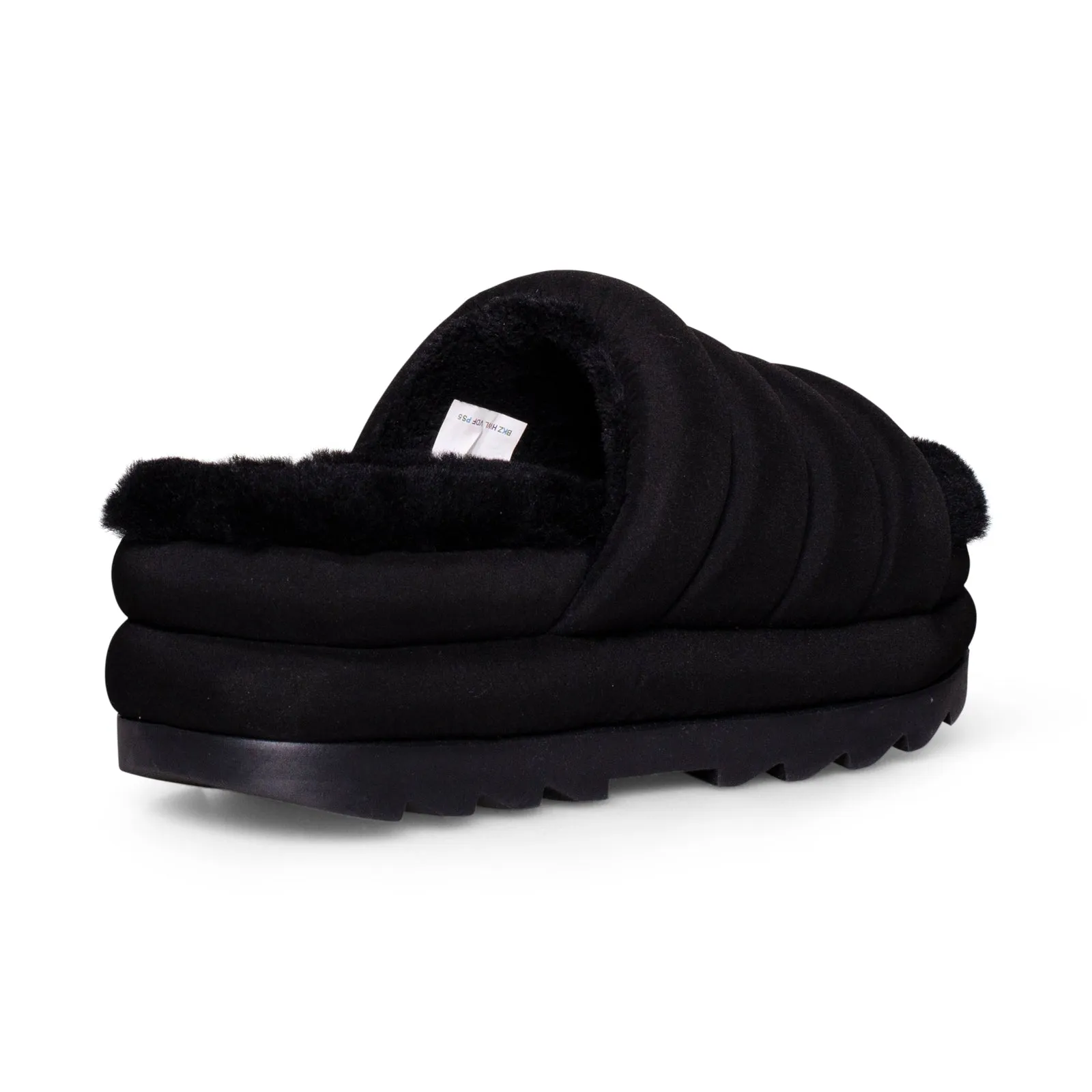 UGG Maxi Slide Black Slippers - Women's