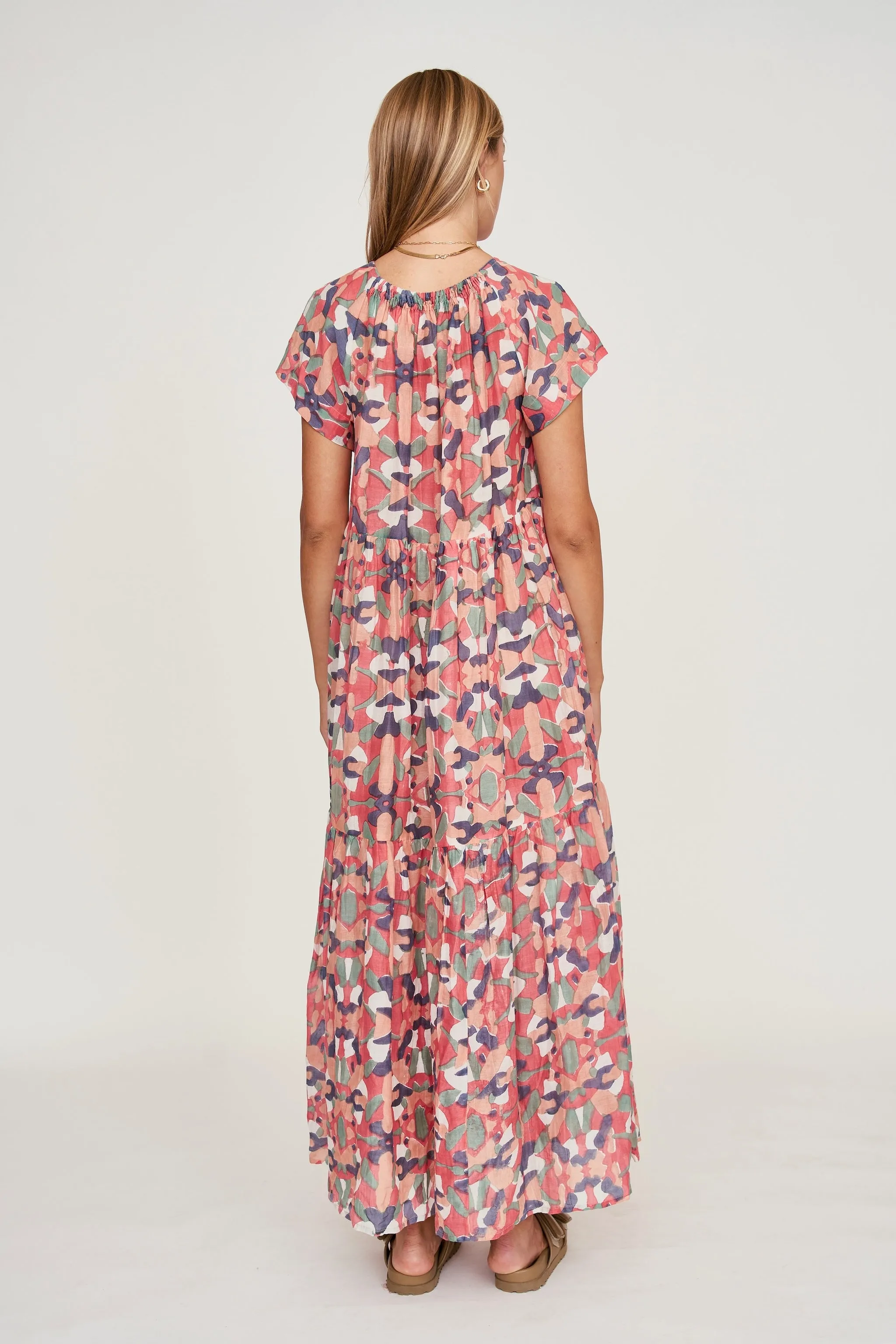 Vienna Maxi Dress in Calypso in Parade