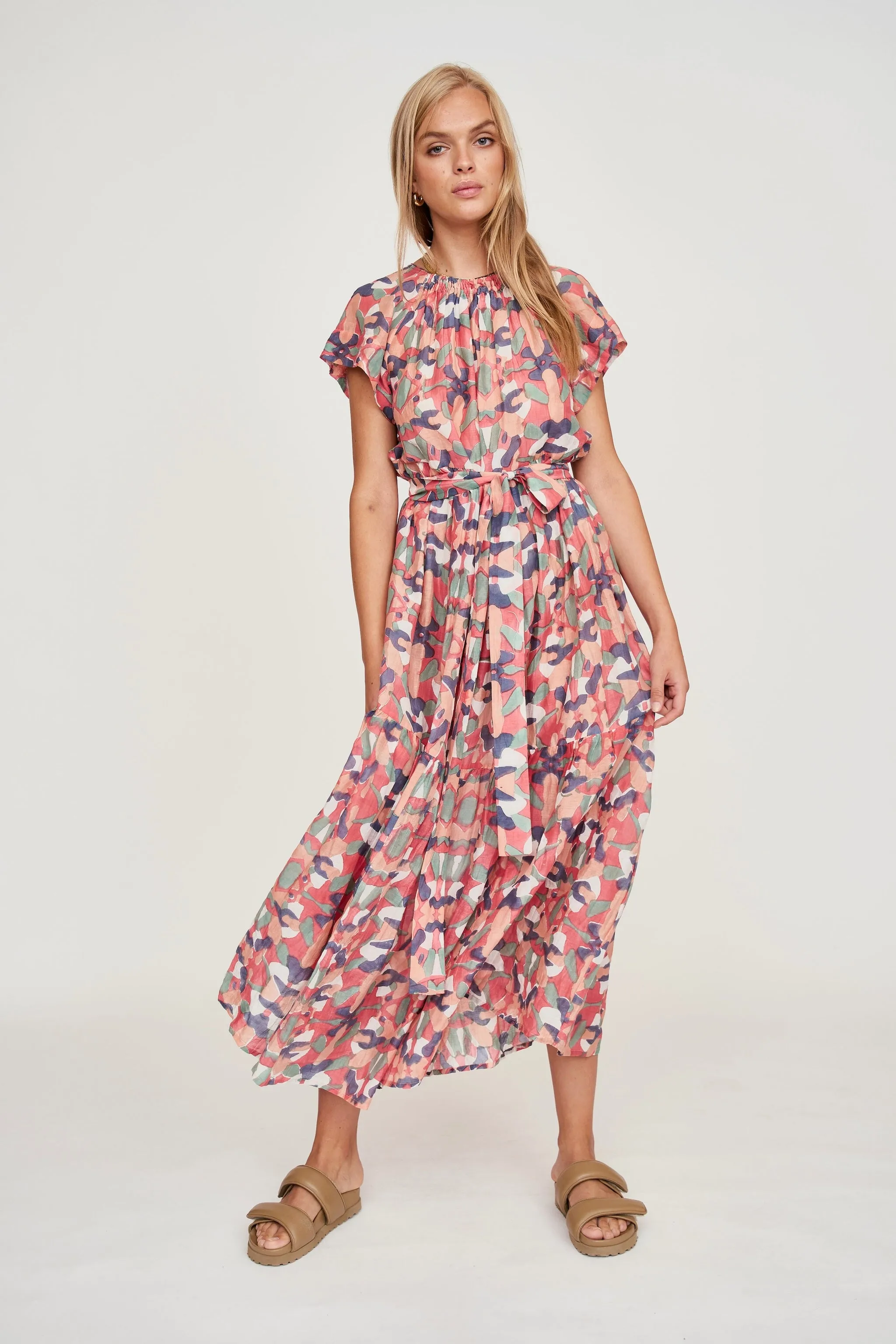 Vienna Maxi Dress in Calypso in Parade
