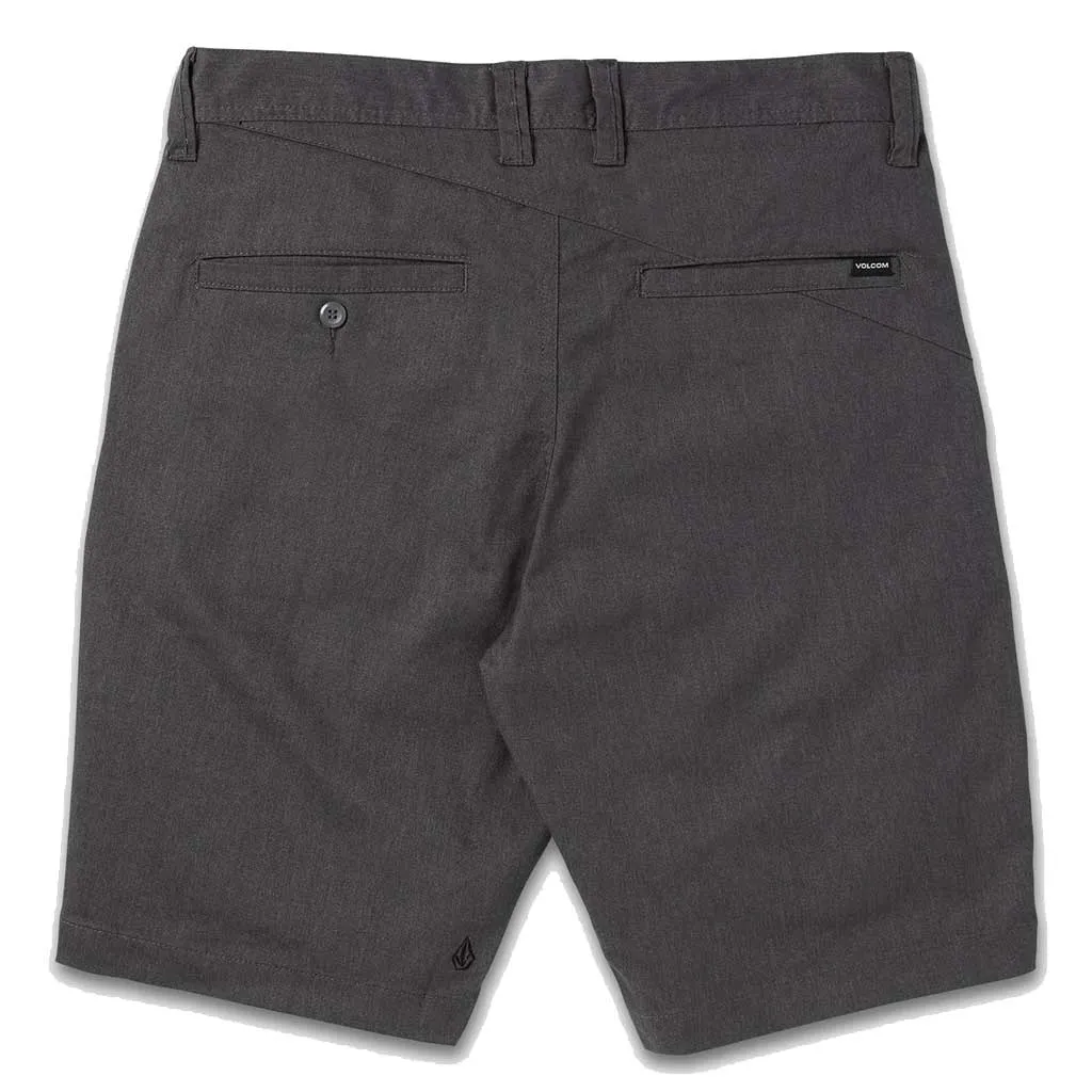 Volcom Frickin Modern Stretch Shorts - Charcoal Heather