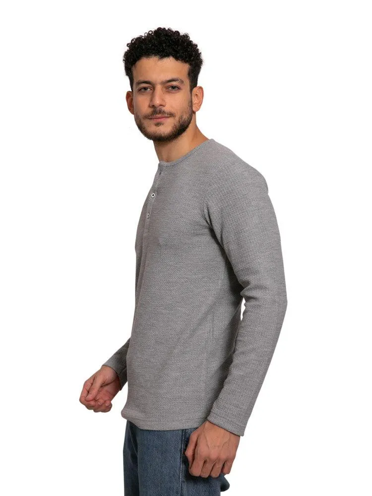 W-Grey Henley