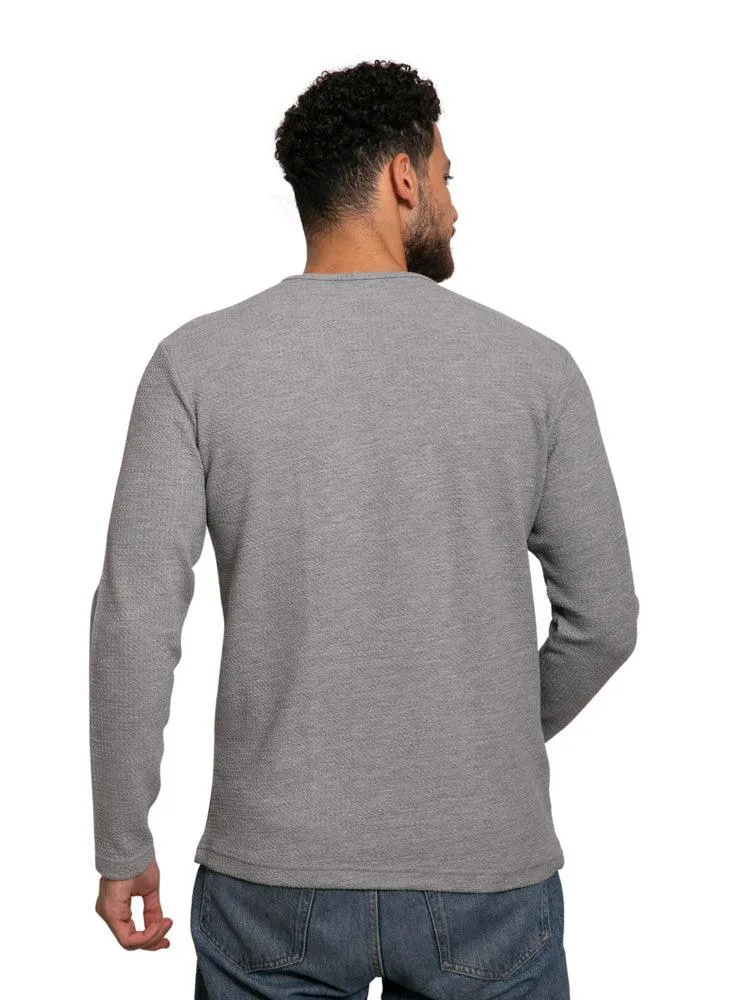 W-Grey Henley