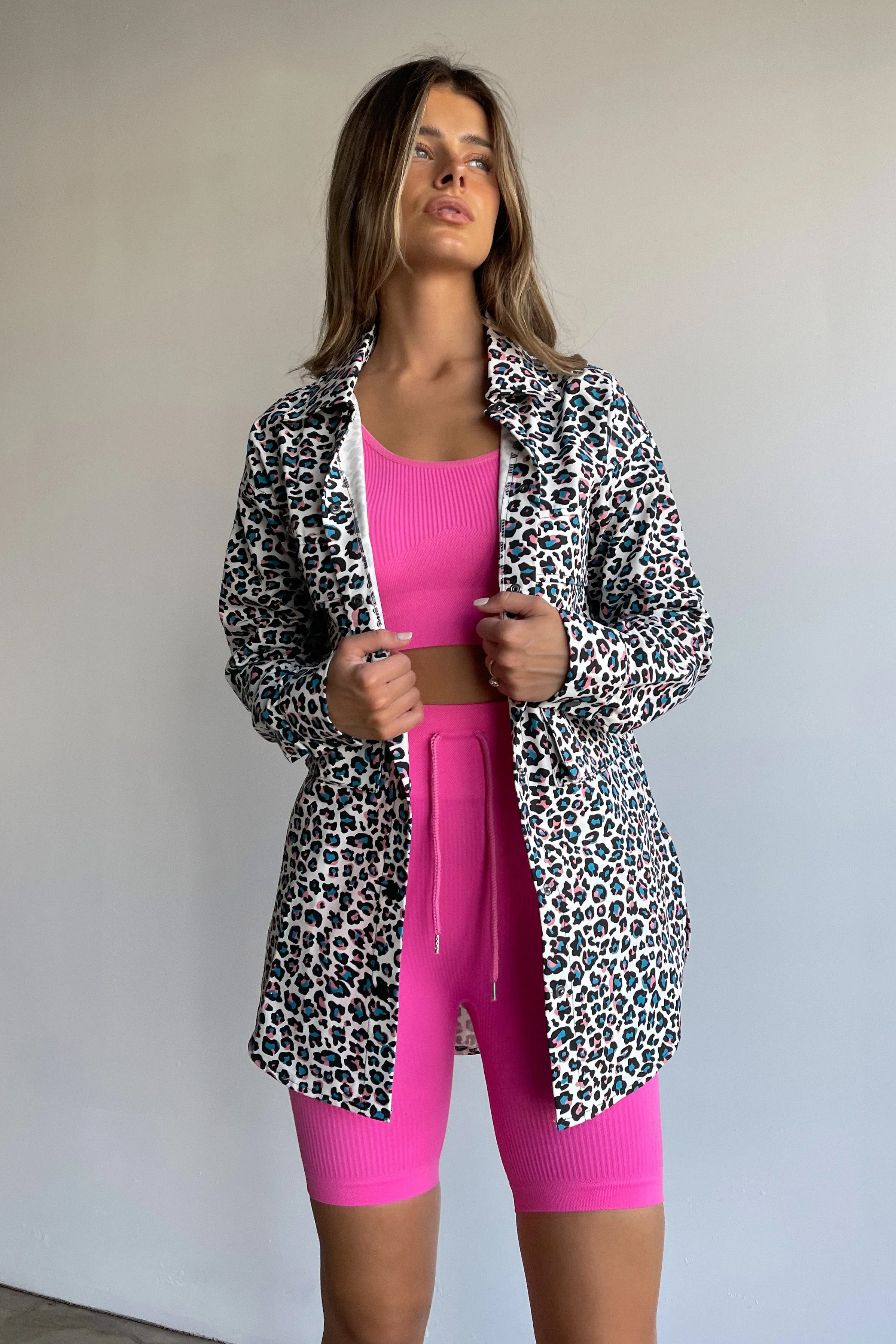 Whitney Oversized Shacket - Multicolor