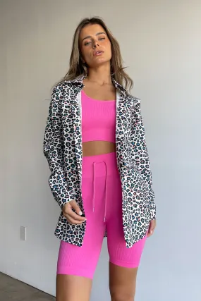 Whitney Oversized Shacket - Multicolor
